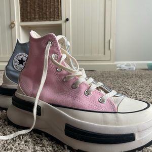 Pastel two tone platforms Converse
